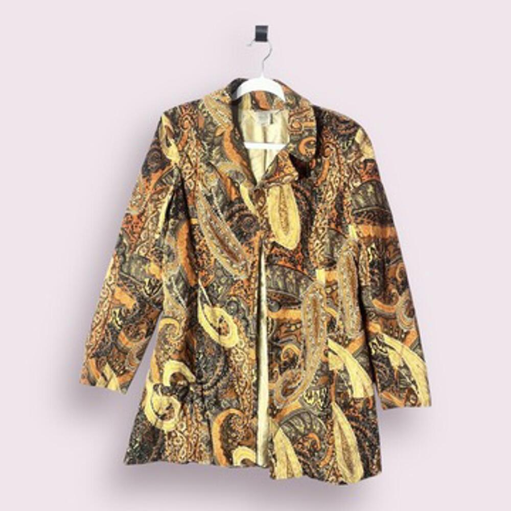 Central Fall Co Orange/Brown Jacket Size MD